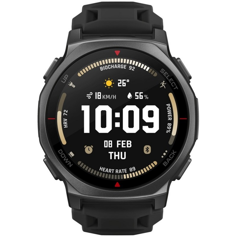 Černé chytré hodinky Amazfit T-Rex 3 Pro 44 mm