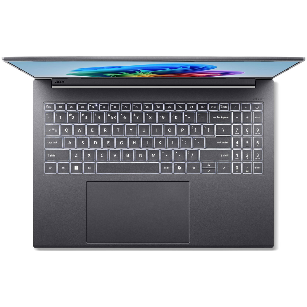Klávesnice a touchpad notebooku Acer Aspire 16 AI