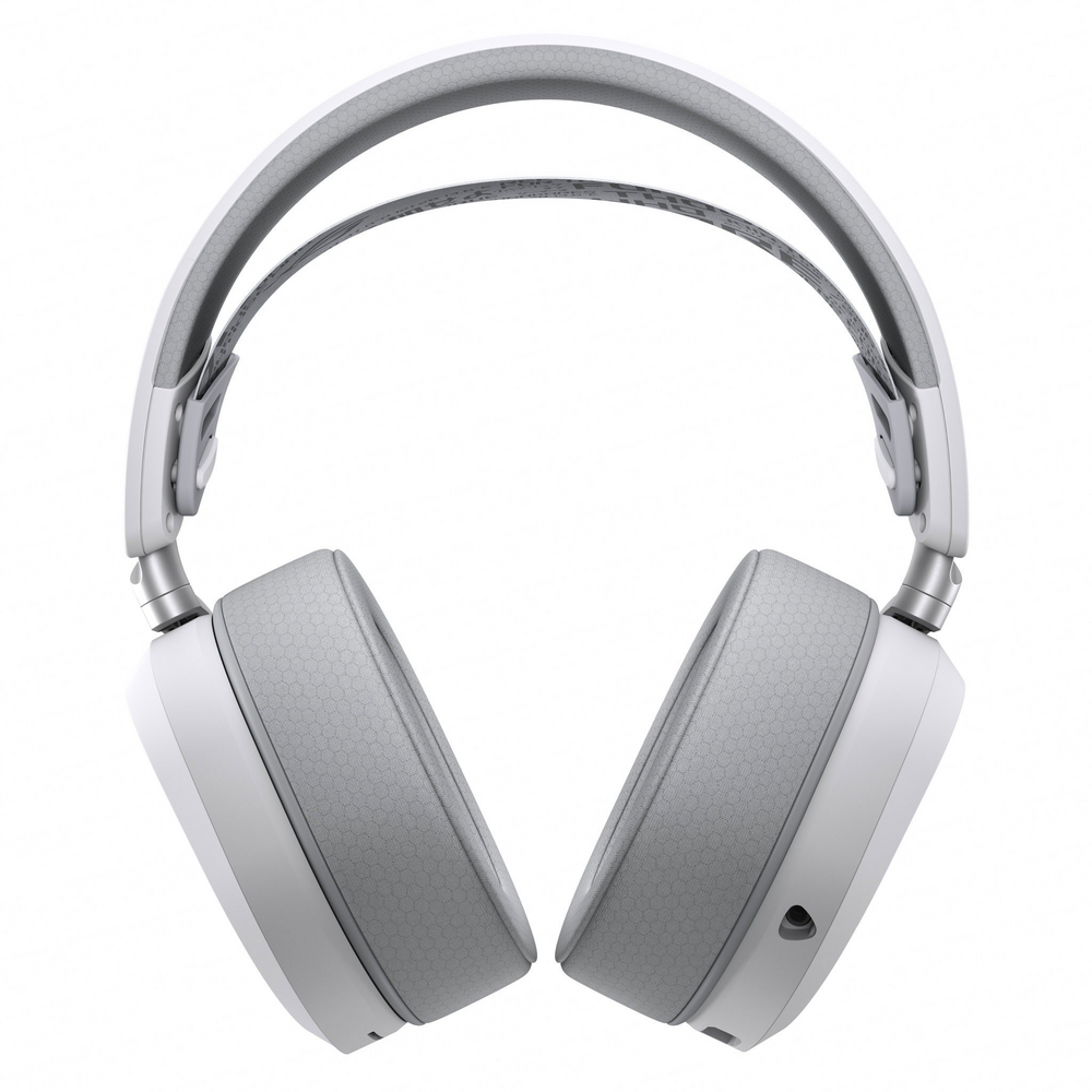 ASUS ROG Pelta Moonlight White zadní pohled na náušníky