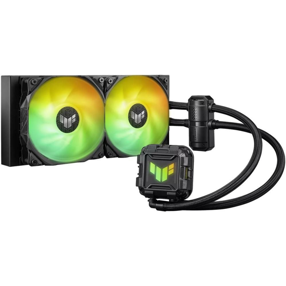 ASUS TUF Gaming LC II 240 ARGB s podsvícenými ventilátory