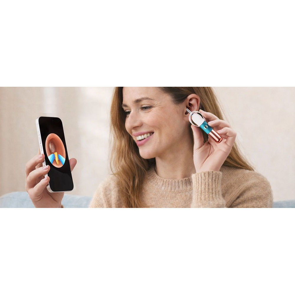 Bebird Earsight Ultra s živým náhledem obrazu v mobilní aplikaci