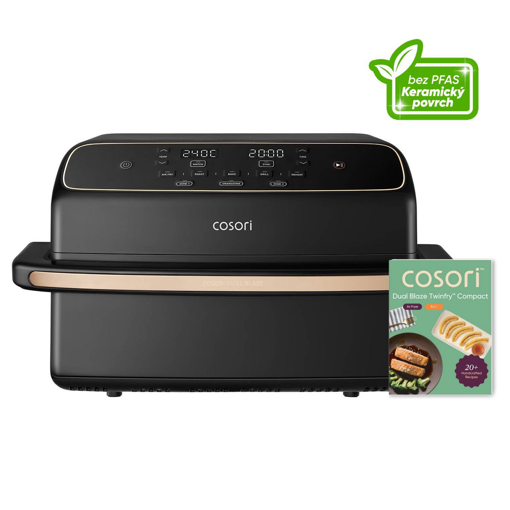 Cosori Dual Blaze Twin Fry Compact horkovzdušná fritéza s kuchařkou
