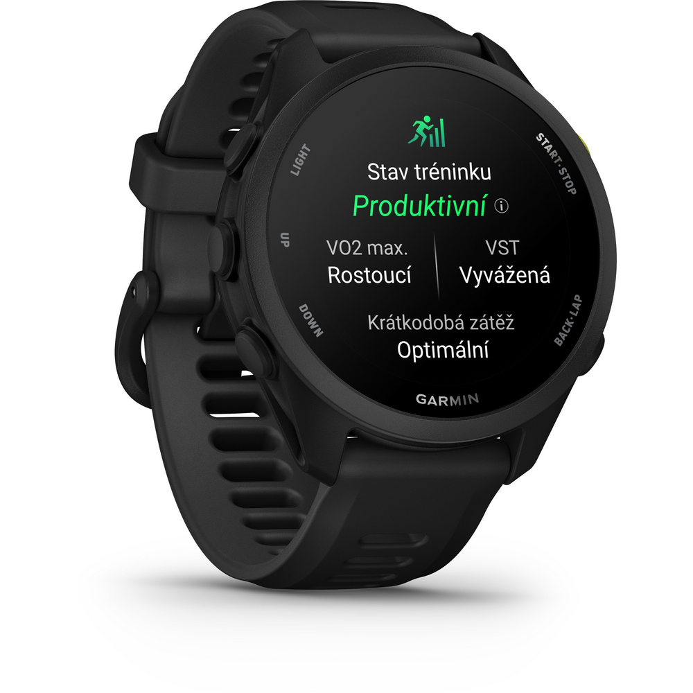 Garmin Forerunner 70 Black se stavem tréninku