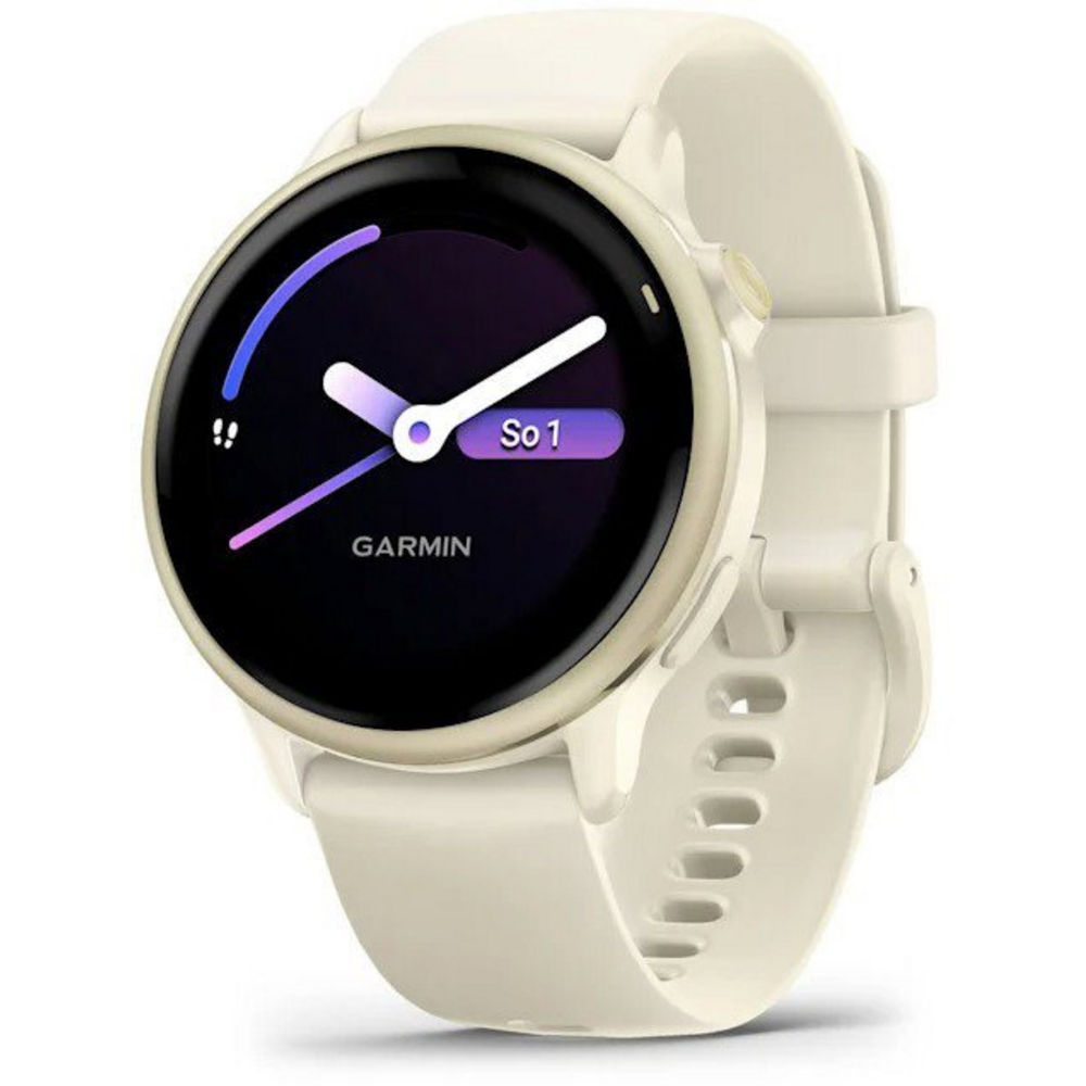 Garmin Vívoactive 6 Lunar Gold Bone Band detail hodinek