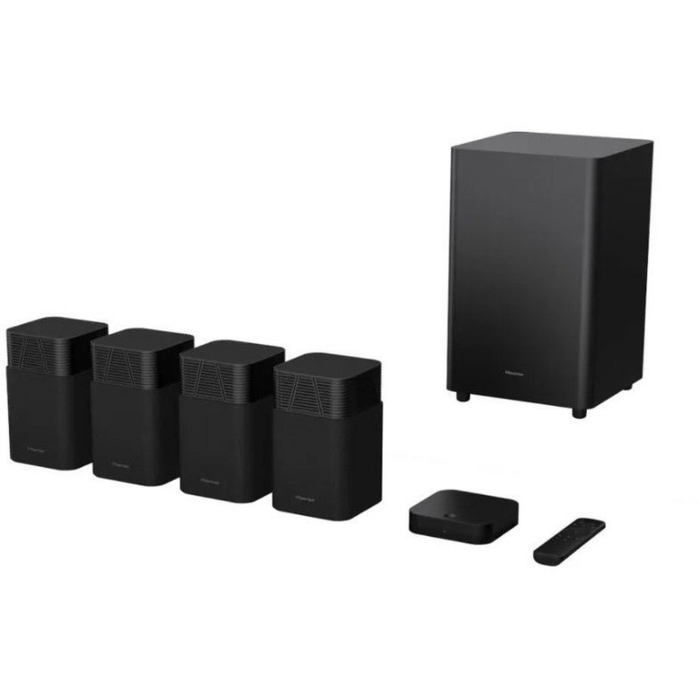 Hisense HT Saturn głośniki subwoofer i pilot