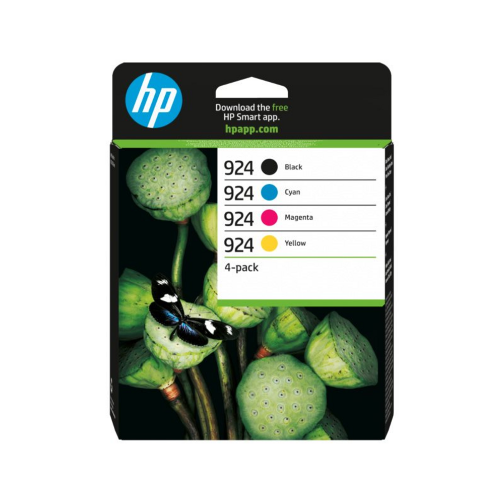 Inkoustové kazety HP 924 pro tiskárnu HP OfficeJet Pro 8132e