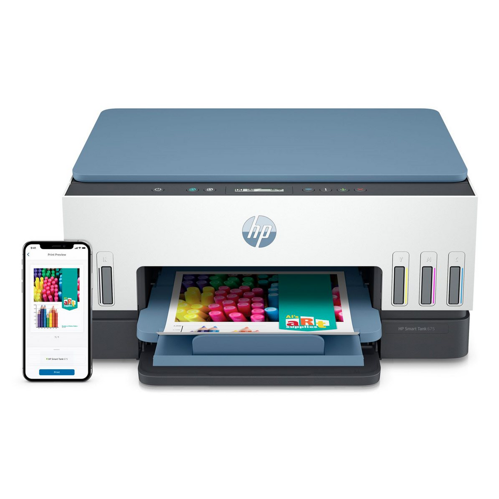 HP Smart Tank Wireless 675 All-in-One s mobilní aplikací