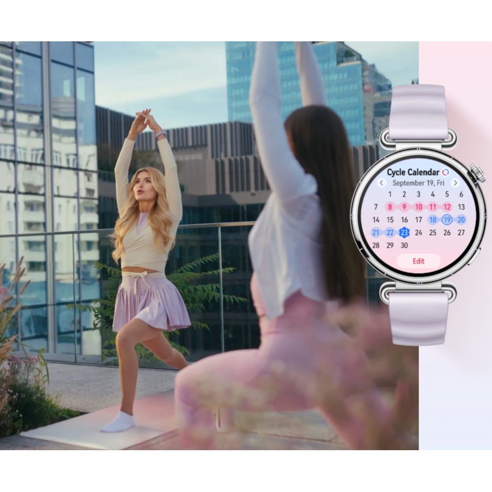 Huawei Watch GT 6 při cvičení jógy