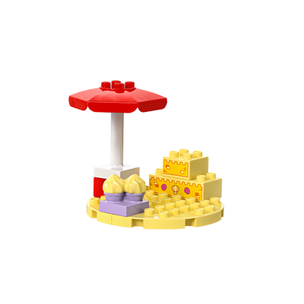 LEGO DUPLO pláž se slunečníkem a pískem