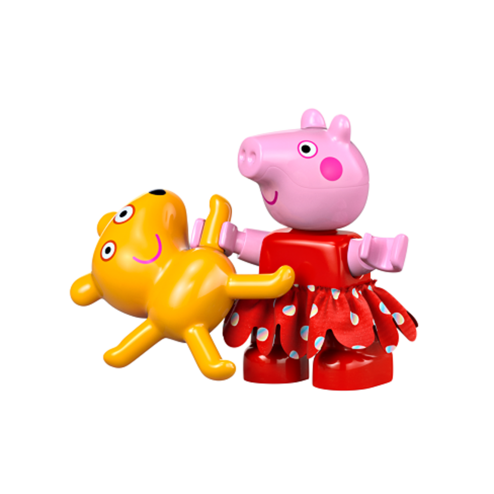 Figurka Prasátko Peppa s plyšákem Teddy LEGO DUPLO
