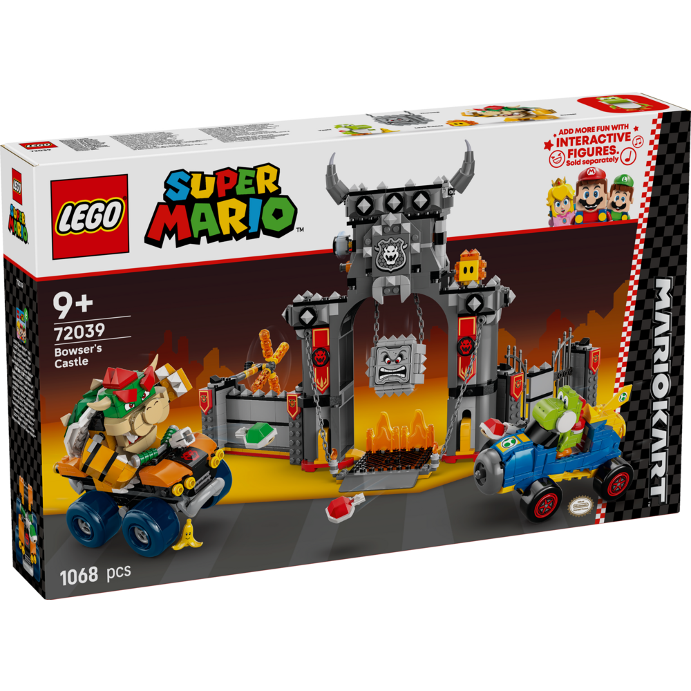 Krabice LEGO Super Mario Mario Kart Bowser a jeho hrad