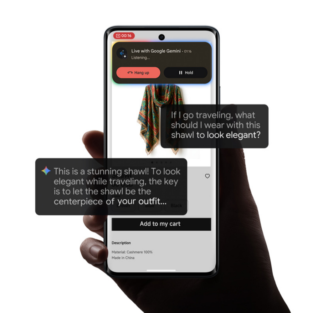 Google Gemini w telefonie Xiaomi Redmi Note 15