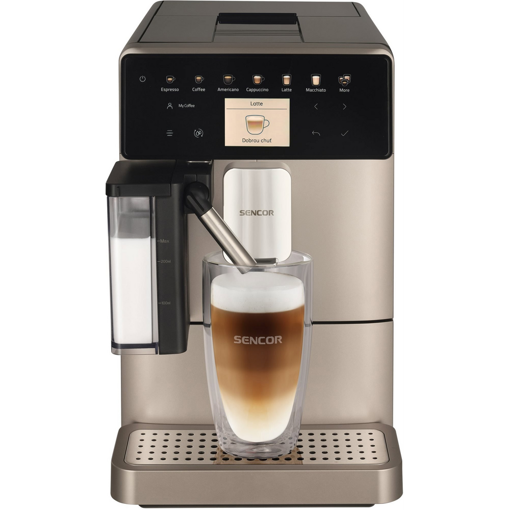 Sencor SES 9350CH připravuje cappuccino