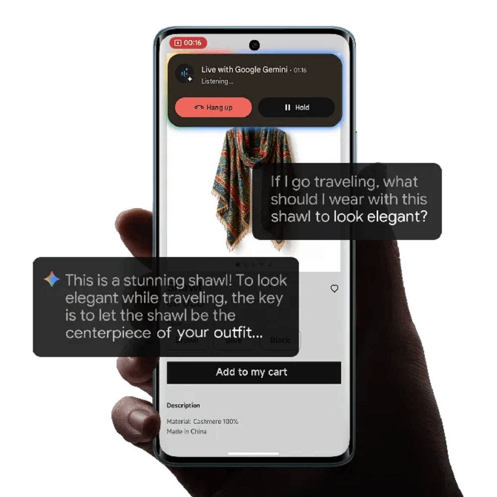 Google Gemini w telefonie Xiaomi 17 Ultra