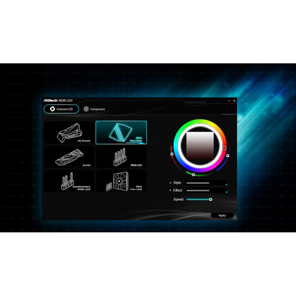 ASRock Polychrome Sync pro RGB osvětlení základní desky ASRock B850M PRO RS